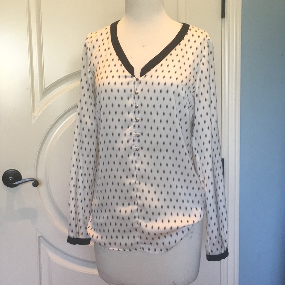 Zara Basic satin blouse